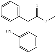 Benzeneacetic acid, 2-(phenylamino)-, methyl ester Structure