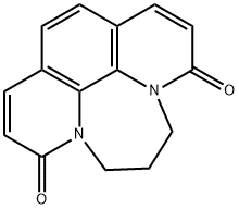 5H-[1,4]Diazepino[1,2,3,4-lmn][1,10]phenanthroline-3,9-dione, 6,7-dihydro- Struktur