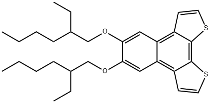 5,6-bis((2-ethylhexyl)oxy)naphtho[2,1-b:3,4-b']dithiophene Struktur