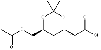 D-erythro-Hexonic acid, 2,4-dideoxy-3,5-O-(1-methylethylidene)-, acetate (9CI) Structure