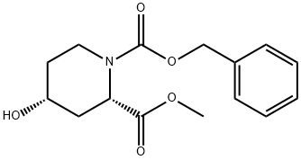 Cbz-(2S, 4R)-4-Hydroxy-Piperidine-2-Carboxylic Acid Methyl Ester(WX642113), 403503-37-7, 结构式