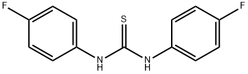 N,N'-ビス(4-フルオロフェニル)チオ尿素 化学構造式