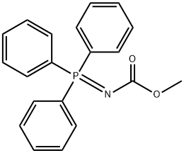 Carbamic acid, N-(triphenylphosphoranylidene)-, methyl ester Structure