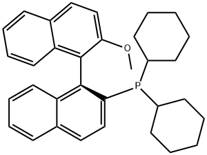 Phosphine, dicyclohexyl[(1R)-2'-methoxy[1,1'-binaphthalen]-2-yl]- (9CI) Structure