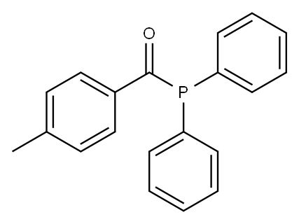 Methanone, (diphenylphosphino)(4-methylphenyl)- Structure