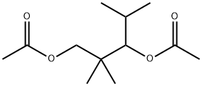 1,3-Pentanediol, 2,2,4-trimethyl-, 1,3-diacetate Structure