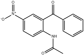 Acetamide, N-(2-benzoyl-4-nitrophenyl)- Structure