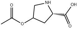 Proline, 4-hydroxy-, acetate (ester) (8CI) Structure
