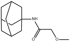 1-(Methoxyacetylamino) Adamantane (MAAA), 42536-56-1, 结构式