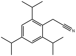 Benzeneacetonitrile, 2,4,6-tris(1-methylethyl)- Structure