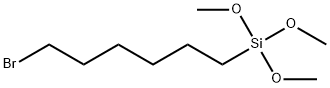 (6-溴己基)三甲氧基硅烷 结构式