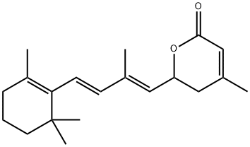 2H-Pyran-2-one, 5,6-dihydro-4-methyl-6-[(1E,3E)-2-methyl-4-(2,6,6-trimethyl-1-cyclohexen-1-yl)-1,3-butadien-1-yl]-