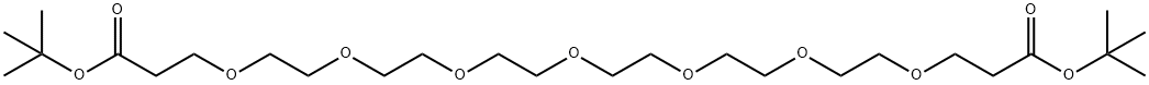 Bis-PEG6-t-butyl ester Struktur