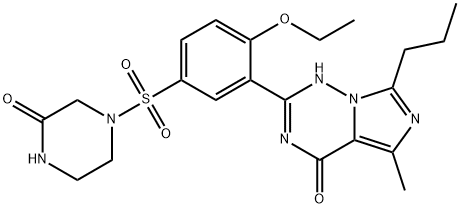 Vardenafil Oxopiperazine (IMpurity) Structure
