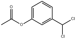 3-(Dichloromethyl)phenyl Acetate 结构式