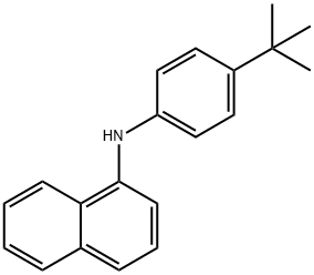 1-Naphthalenamine, N-[4-(1,1-dimethylethyl)phenyl]-, 4572-48-9, 结构式