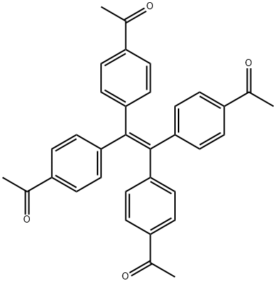Ethanone, 1,1',1'',1'''-(1,2-ethenediylidenetetra-4,1-phenylene)tetrakis- (9CI),4780-53-4,结构式