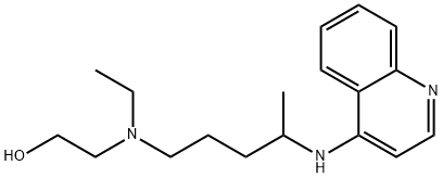 Ethanol, 2-[ethyl[4-(4-quinolinylamino)pentyl]amino]- Structure