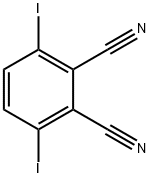 3,6-二碘邻苯二甲腈 结构式