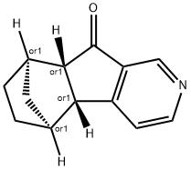 5,8-Methano-9H-indeno[2,1-c]pyridin-9-one,4b,5,6,7,8,8a-hexahydro-,(4bR,5S,8R,8aS)-rel-(9CI) Struktur