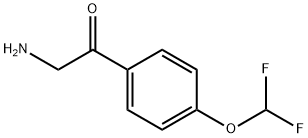 2-amino-1-[4-(difluoromethoxy)phenyl]ethan-1-one Structure