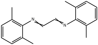 Benzenamine, N,N'-1,2-ethanediylidenebis[2,6-dimethyl- Structure