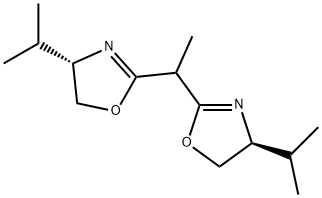 Oxazole, 2,2'-ethylidenebis[4,5-dihydro-4-(1-methylethyl)-, (4S,4'S)- Structure