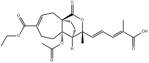 deMethoxydeacetoxypseudolaric acid B Struktur