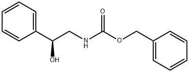 Carbamic acid, N-[(2S)-2-hydroxy-2-phenylethyl]-, phenylmethyl ester Structure