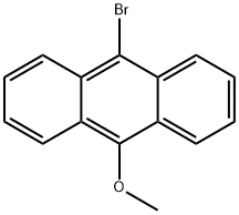 9-溴-10-甲氧基蒽, 50418-16-1, 结构式
