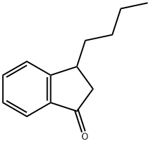 1H-Inden-1-one, 3-butyl-2,3-dihydro- Structure