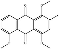 9,10-Anthracenedione, 1,4,5-trimethoxy-2-methyl-