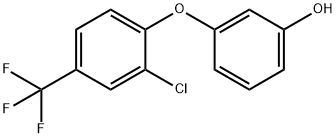 Phenol, 3-[2-chloro-4-(trifluoromethyl)phenoxy]- Structure
