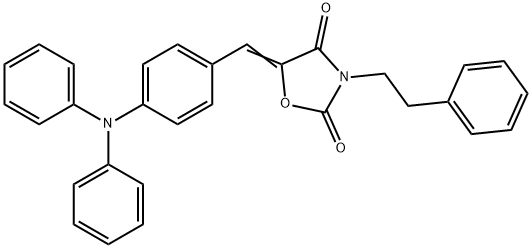 2,4-Oxazolidinedione,5-[[4-(dipenylamino)phenyl]methlene-3-(2-phenylethyl)-|光敏增感剂