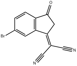 OC1177, 5(6)-溴-3-(二氰基亚甲基)茚-1-酮混合物,507484-47-1,结构式