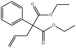 1,3-diethyl 2-phenyl-2-(prop-2-en-1-yl)propanedioate Structure