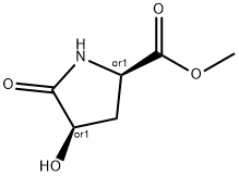 D-Proline, 4-hydroxy-5-oxo-, methyl ester, (4R)-rel- (9CI) 结构式