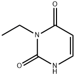 2,4(1H,3H)-Pyrimidinedione, 3-ethyl- Struktur