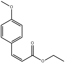 2-Propenoic acid, 3-(4-methoxyphenyl)-, ethyl ester, (2Z)- 结构式