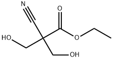 ethyl 2-cyano-3-hydroxy-2-(hydroxymethyl)propanoate Structure