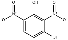 2,4-ジニトロレゾルシノール 化学構造式