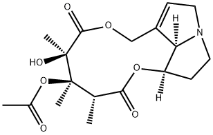(14R)-14,19-ジヒドロ-13-アセチルオキシ-12-ヒドロキシ-20-ノルクロタラナン-11,15-ジオン·塩酸塩 化学構造式