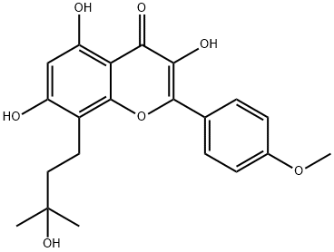 淫羊藿素, 521-45-9, 结构式