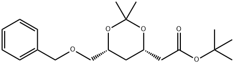 2,4-Dideoxy-3,5-O-(1-Methylethylidene)-6-O-(phenylMethyl)-L-threo-hexonic Acid tert-Butyl Ester Structure