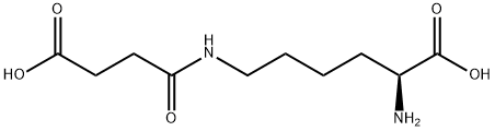 (S)-2-氨基-6-(3-甲酸基丙酰氨基)己酸, 52685-16-2, 结构式