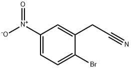 2-(2-溴-5-硝基苯基)乙腈, 52761-10-1, 结构式