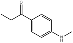 1-Propanone, 1-[4-(methylamino)phenyl]- Struktur