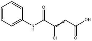 2-Butenoic acid, 3-chloro-4-oxo-4-(phenylamino)- Structure