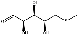 (2R,3R,4R,5S)-5-((Methylthio)methyl)tetrahydrofuran-2,3,4-triol Struktur