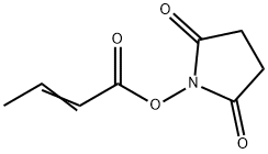 (2,5-dioxopyrrolidin-1-yl) but-2-enoate Struktur